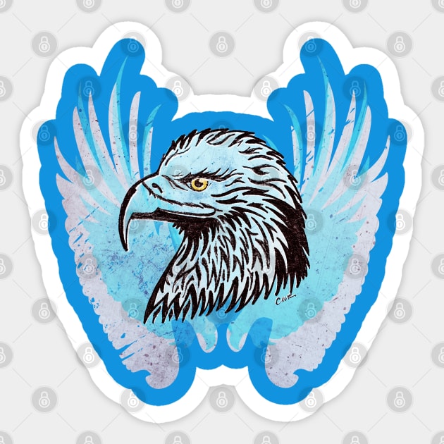 Wings Like Eagles Sticker by TheCore